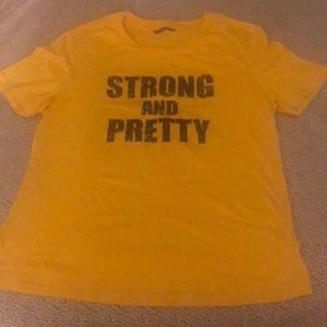 Graphic Letter Round Neck Tee (Never Worn)